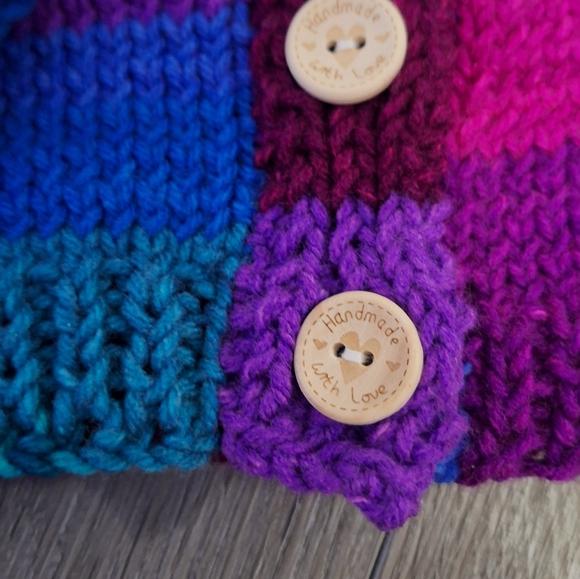 New Handmade Knit Toddler Sweater Size 2-3 - Picture 4 of 7